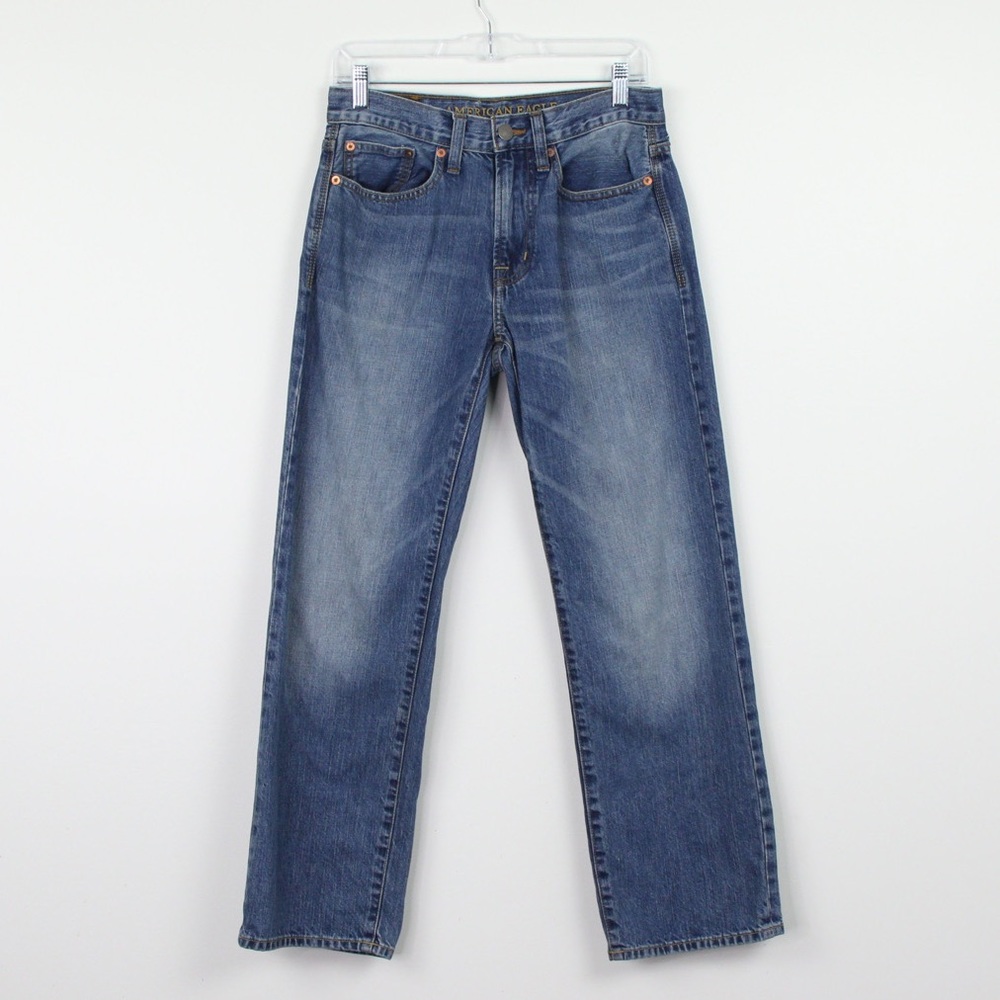 American Eagle Loose Relaxed Fit Straight Leg Mens Cotton Jeans Sz 28 x 30